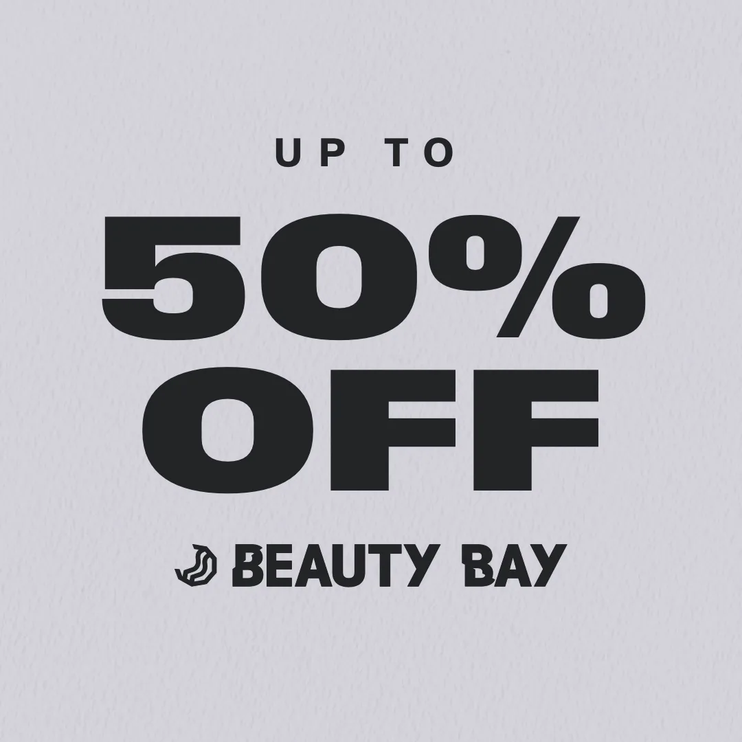 Up to 50% off selected By BEAUTY BAY 