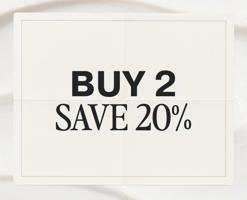 Buy 2. Save 20%.
