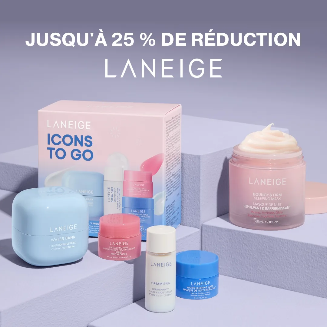 Obtenez jusqu’à 25 % de réduction sur Laneige