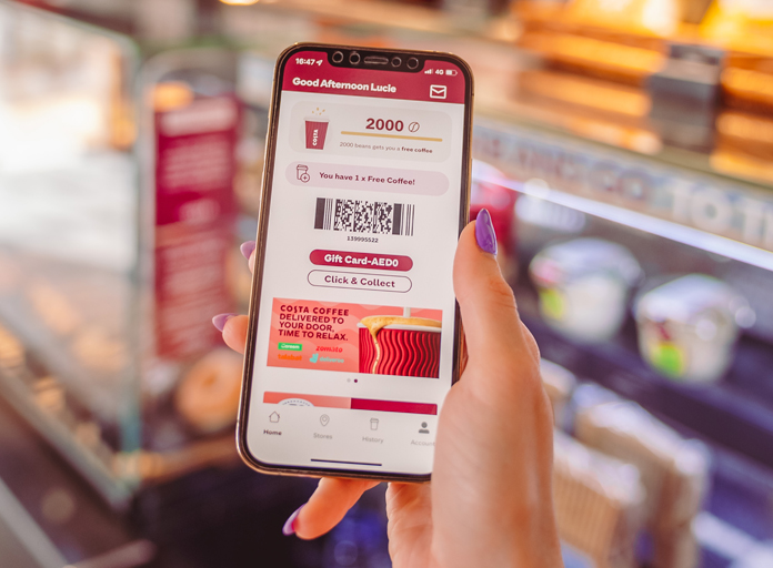 Costa Coffee Club in store