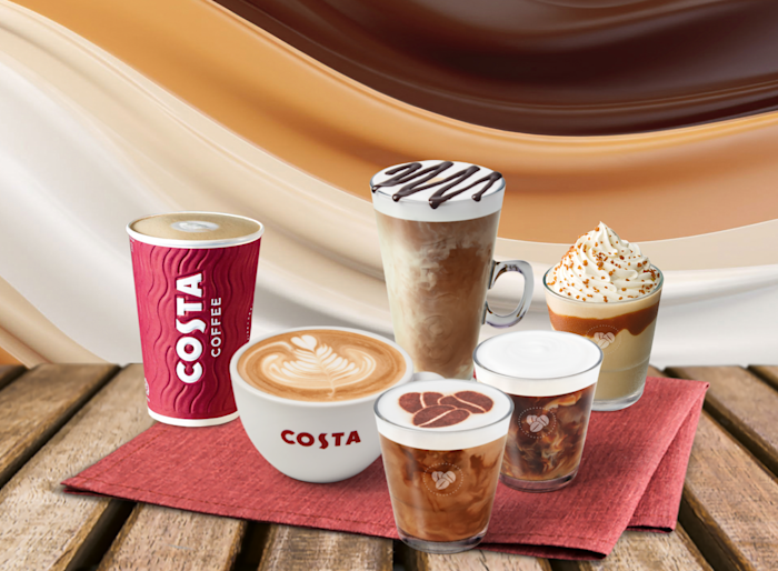 Costa Coffee Cappuccino Latte