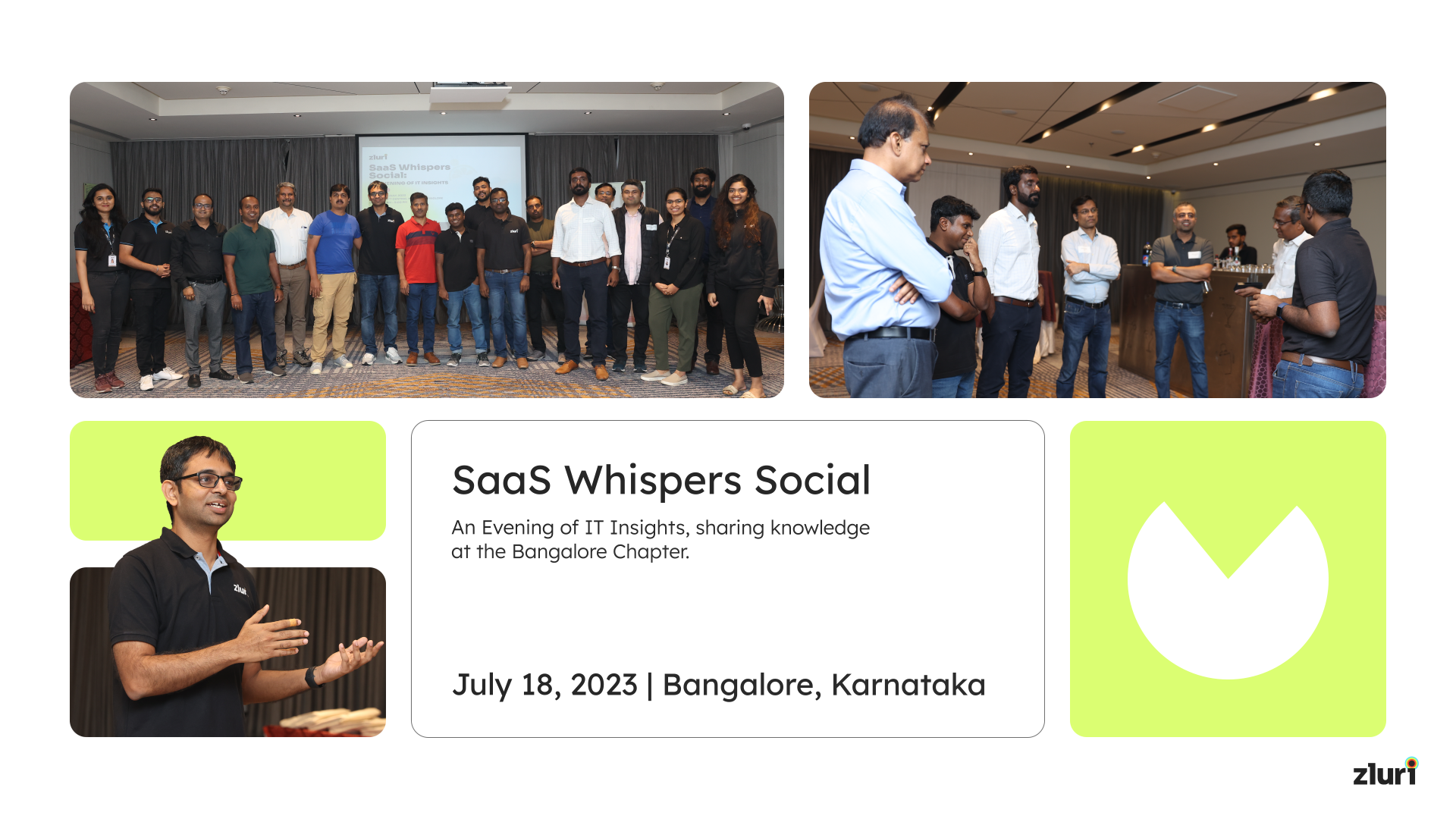 SaaS whispers social Bangalore