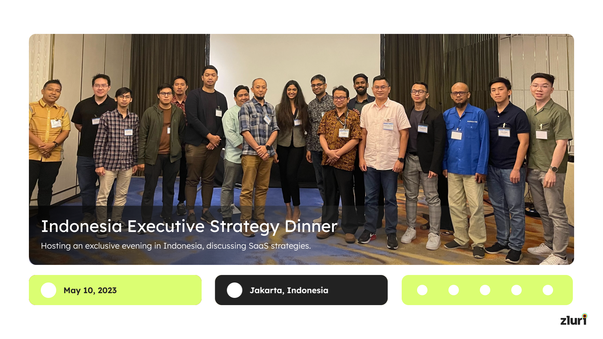 Indonesia executive strategy dinner
