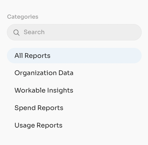 types of reports