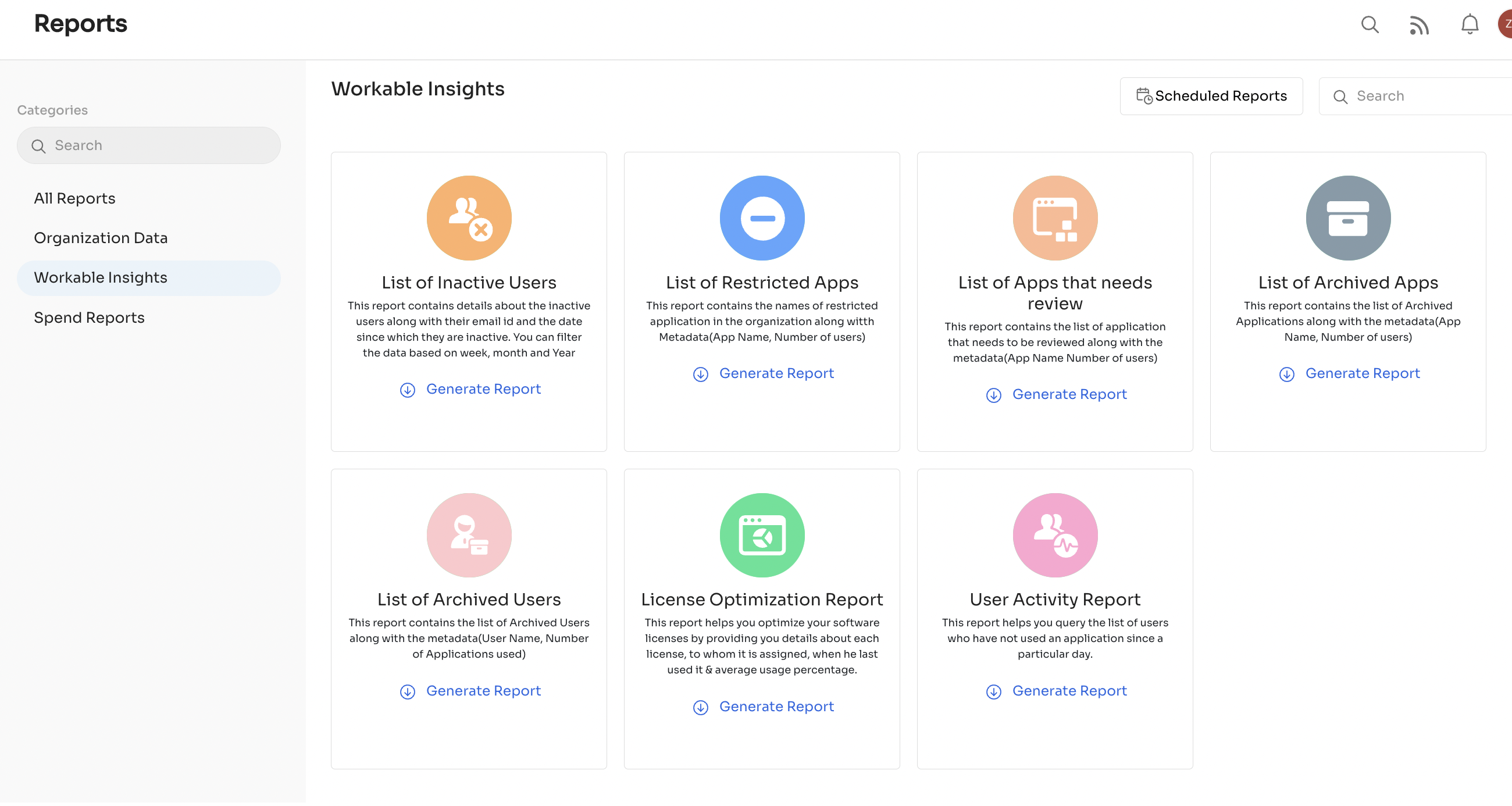 Workable insights report