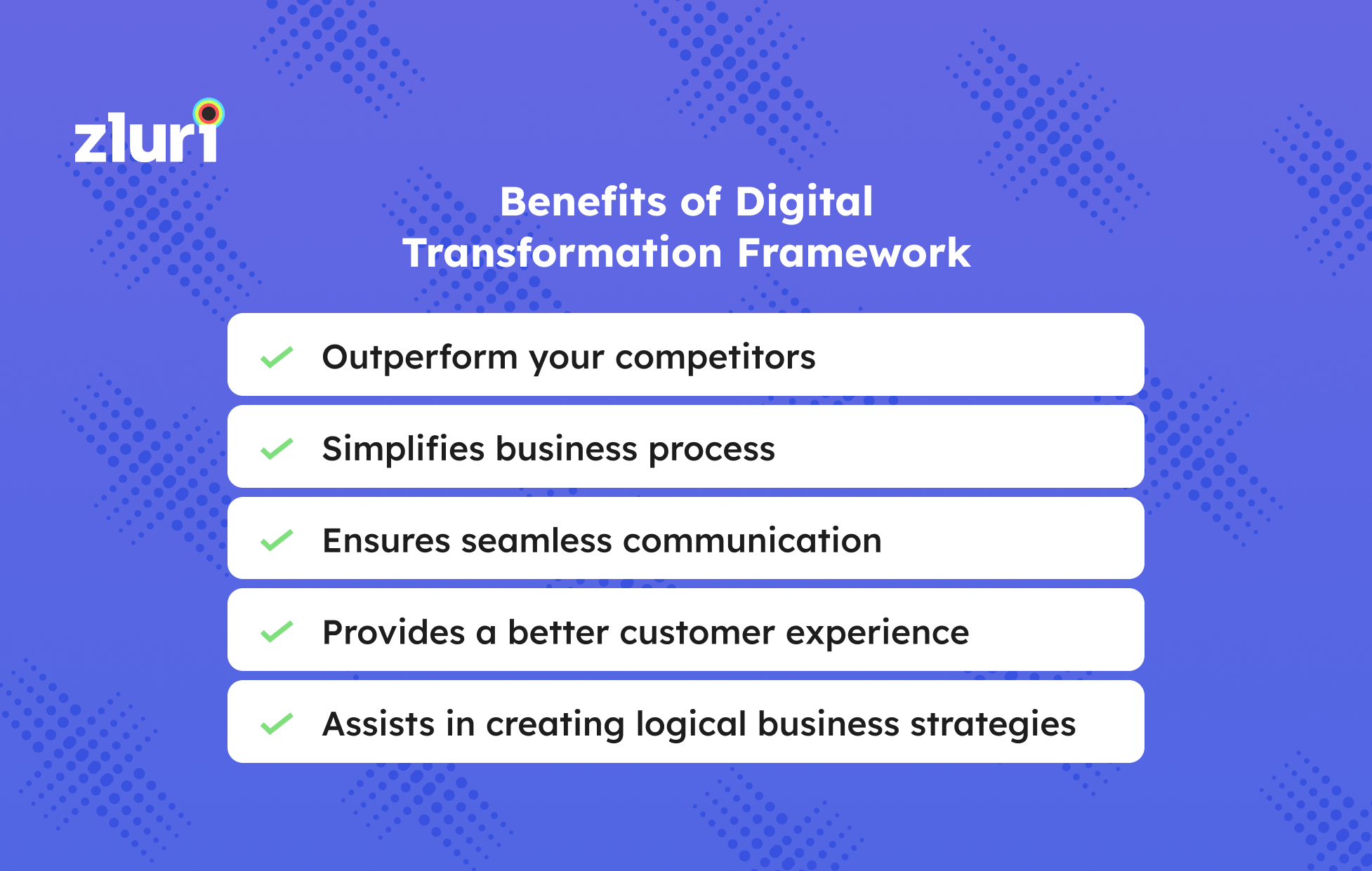Benefits of Digital Transformation Framework
