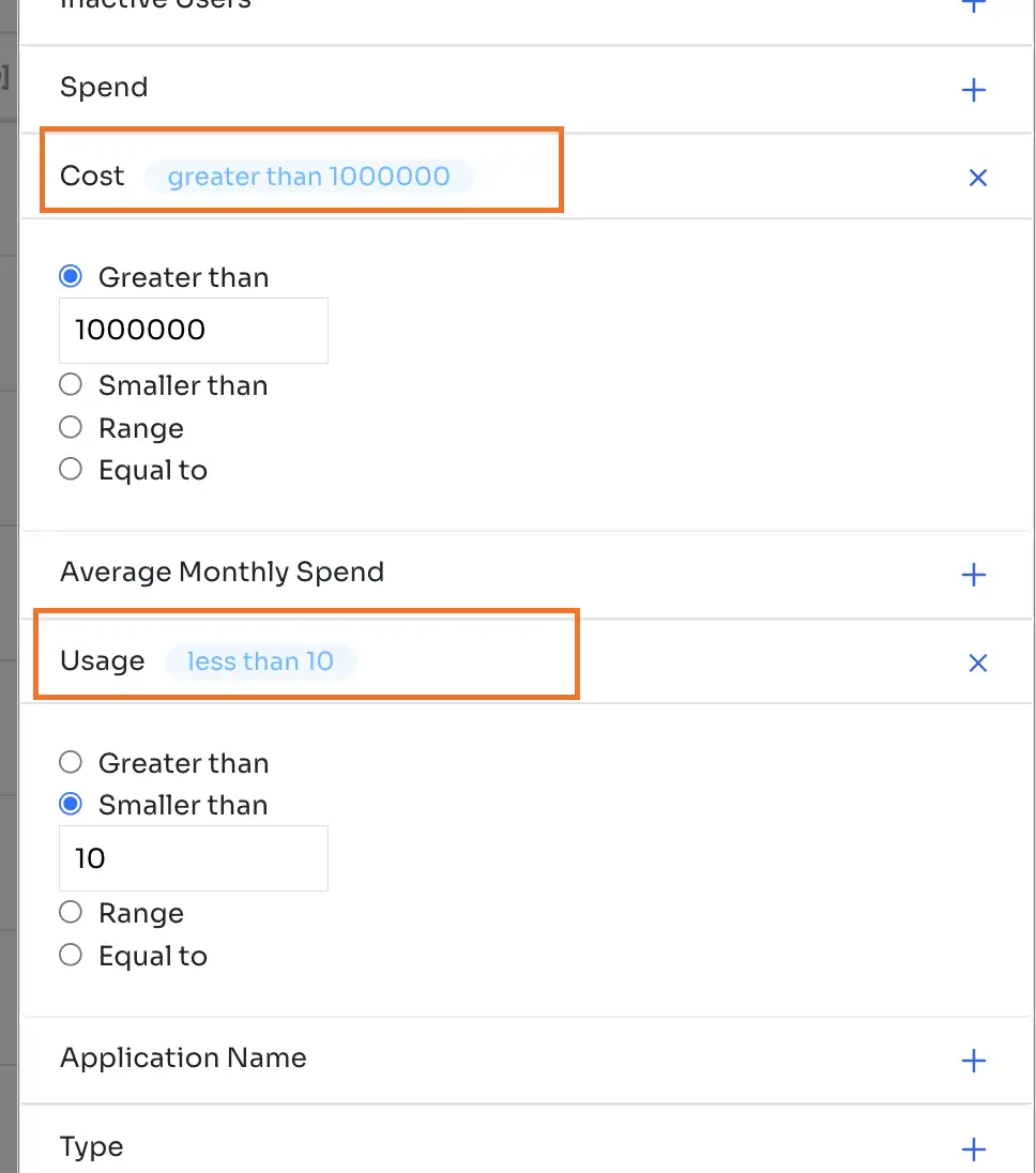 Application Cost Optimization