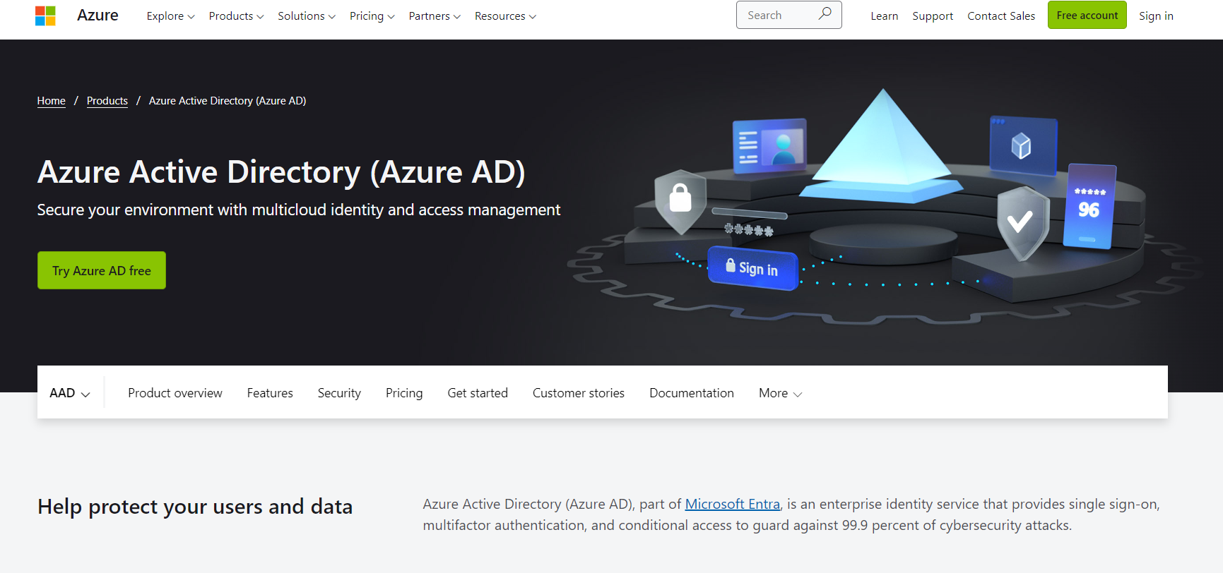 Microsoft Azure AD  (Active Directory)