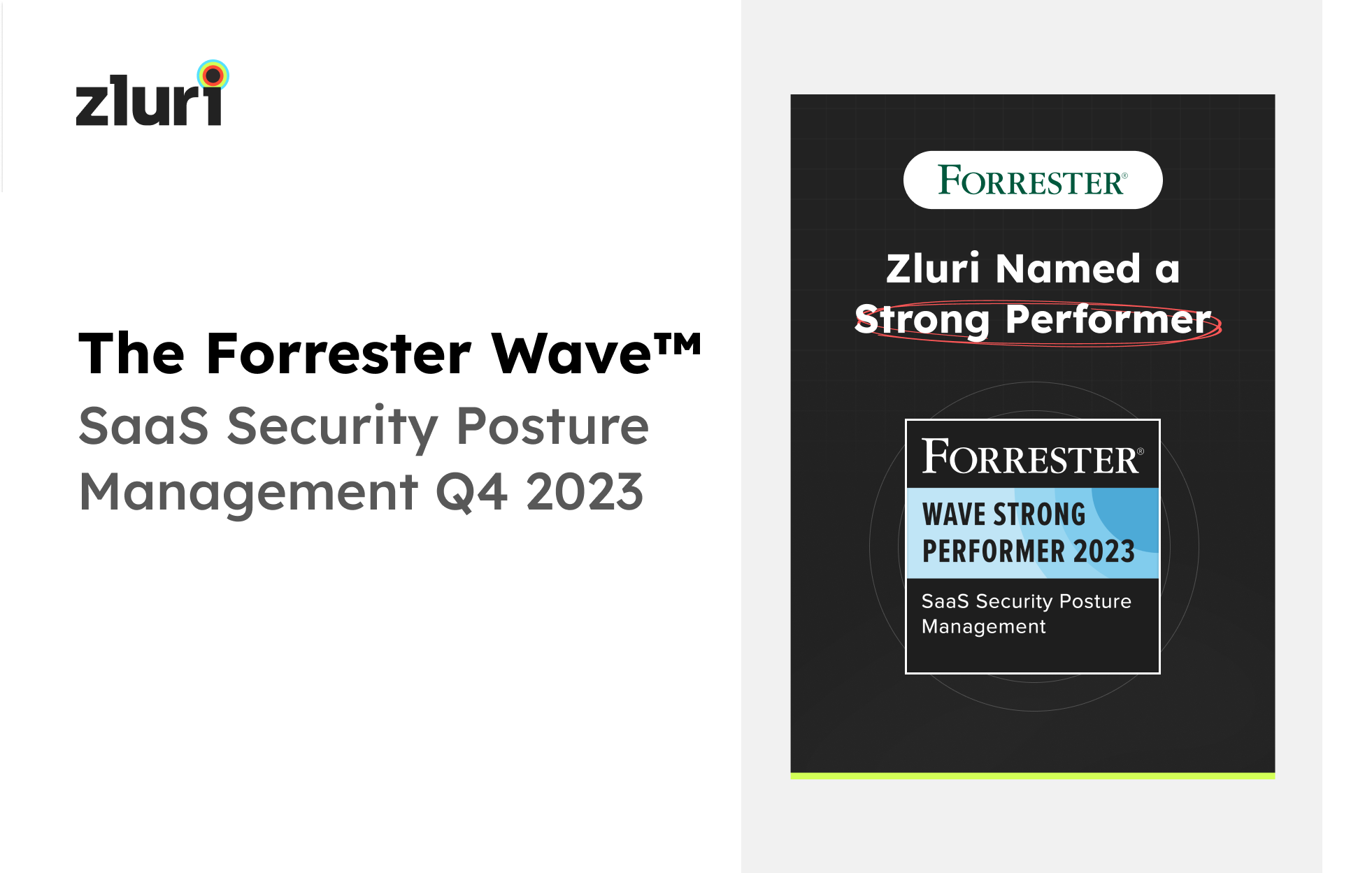 The Forrester Wave: SaaS Security Posture Management, Q4 2023- Featured Shot