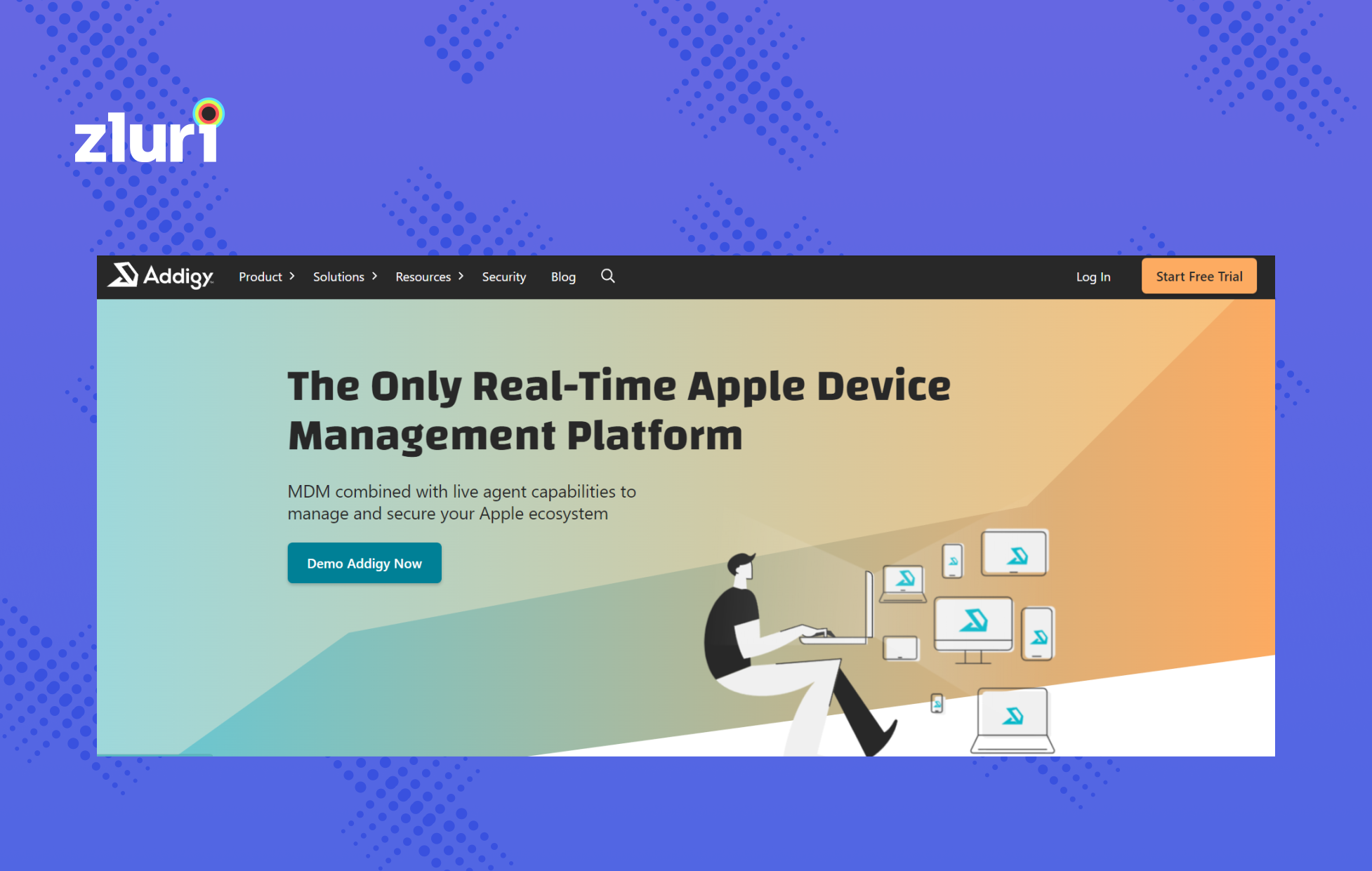 Easy device management, Android, Windows, iOS, macOS