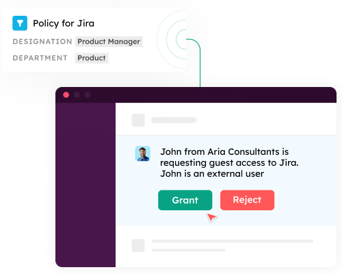 Automated access requests through Slack