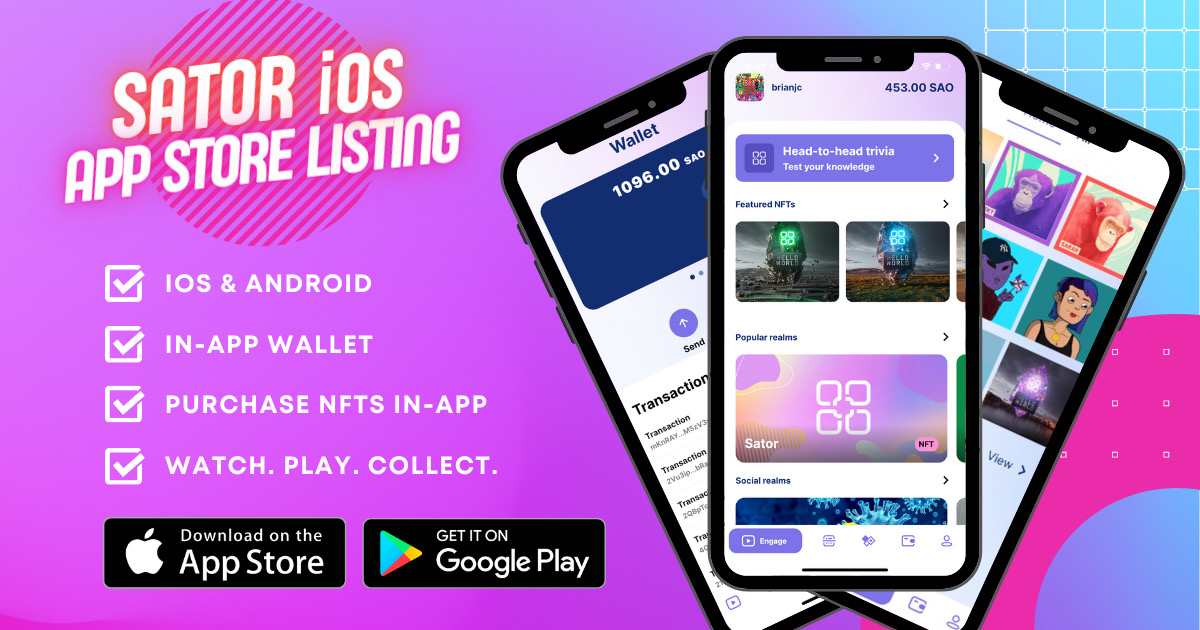 Sator iOS Apple App Store Listing