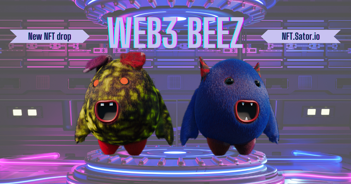 “Web3 Beez” Drop Exclusively on Sator