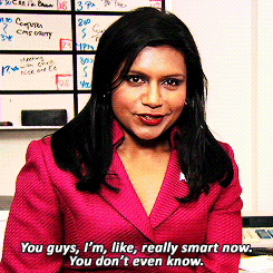 Fitness goals for women: Kelly talking from The Office GIF