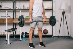 5x5 workout: man working out using a barbell