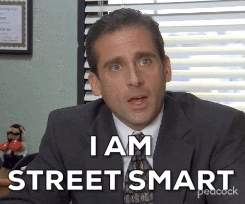 Michael Scott: street smart and book smart