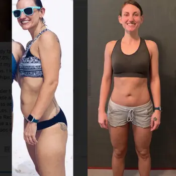 Ashley got incredible results with her online personal trainer at Kickoff!