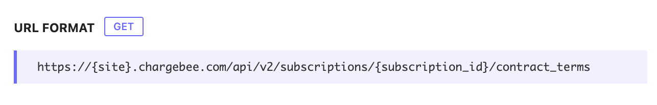 Chargebee API Request Parameters