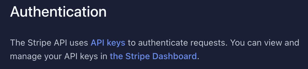 Stripe Authentication Overview