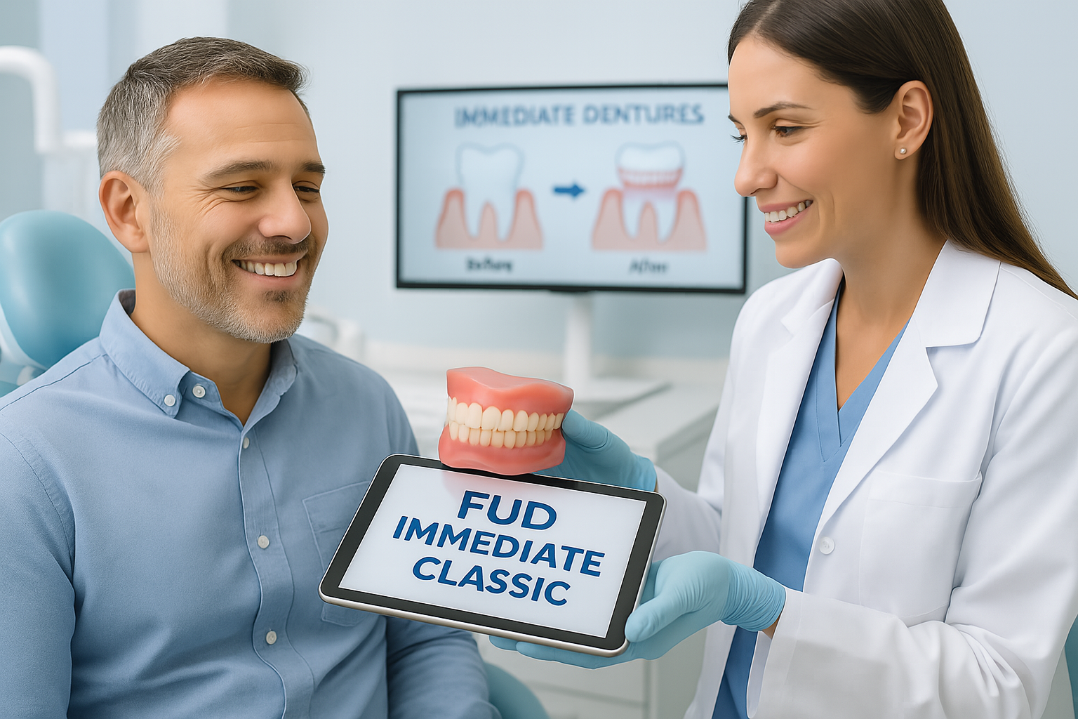 FUD Immediate Classic Denture: Fast Tooth Replacement Solution | Rank ...