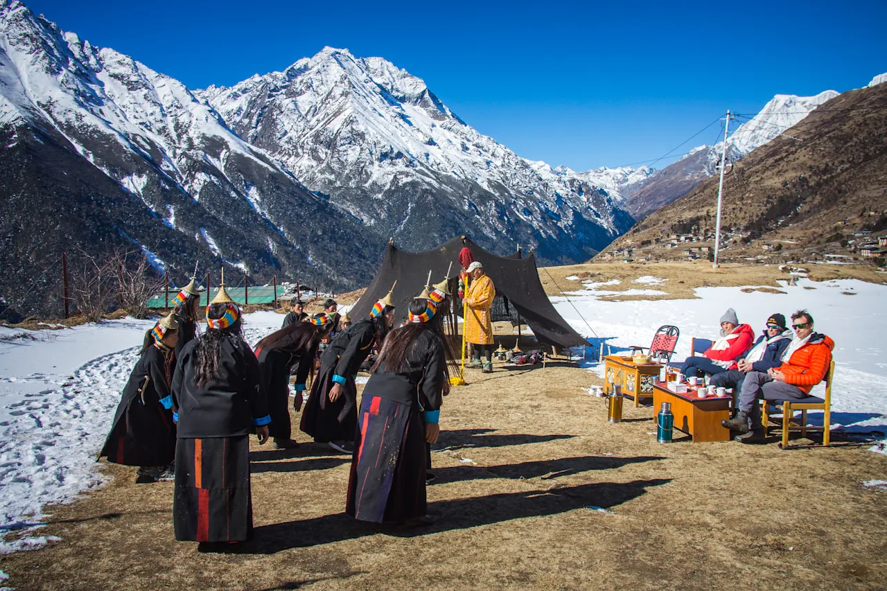 Monastic Blessings in Bhutan