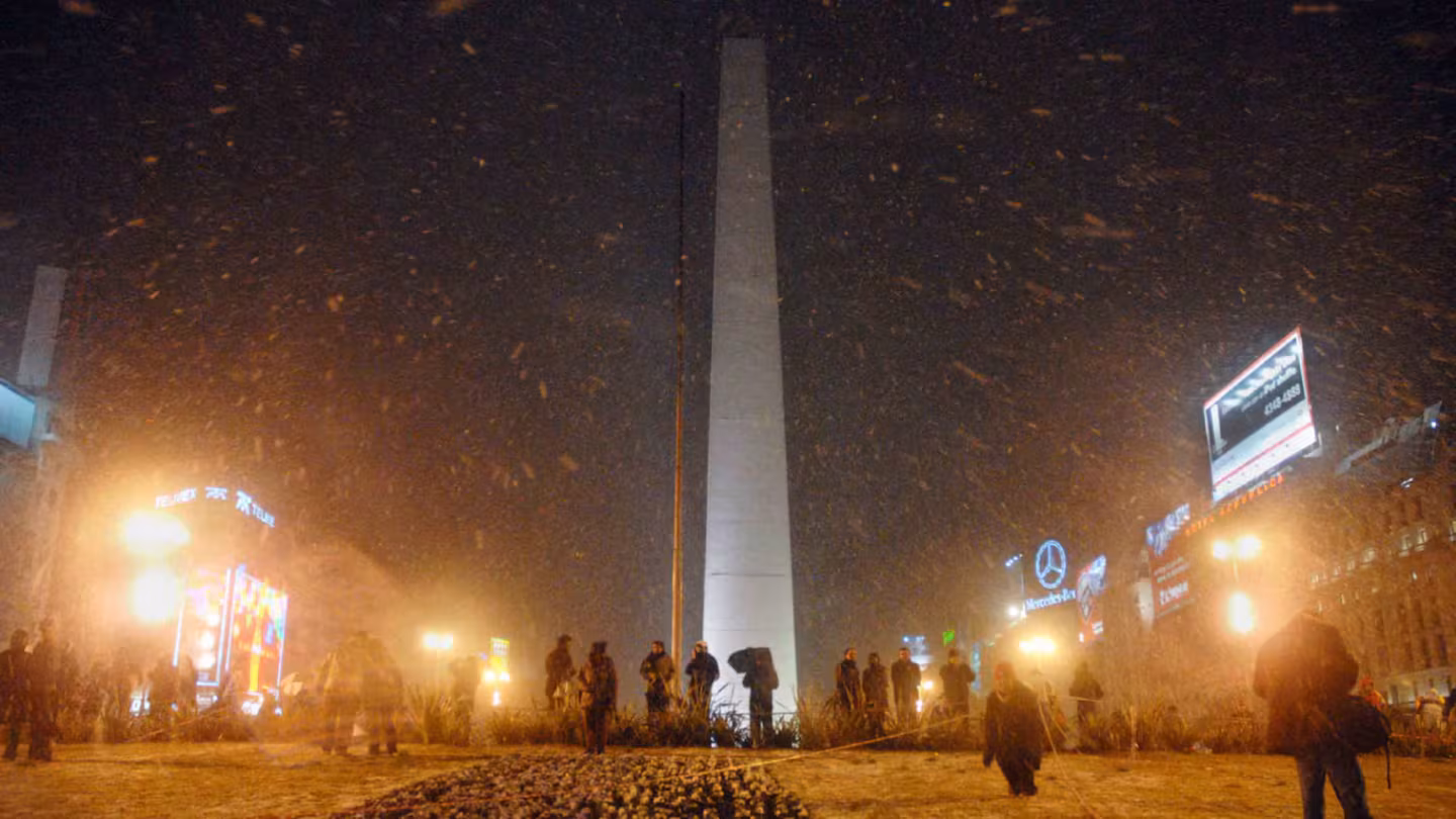 La última nevada en Buenos Aires: cuando la ciudad se vistió de blanco