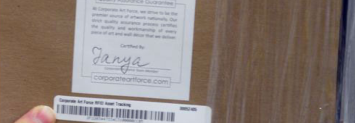 Tracking Art - RFID used to manage corporate art work by Art Force