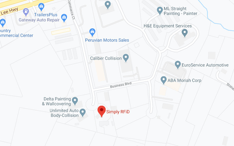 Contact Simplyrfid Map