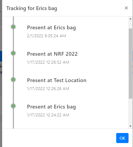 item tracking