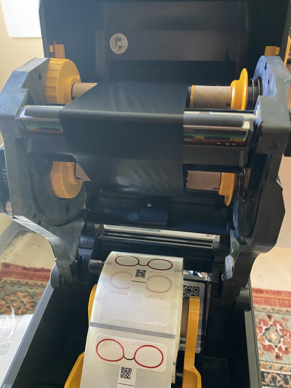 AIMS Printer Manual: Installing a Ribbon