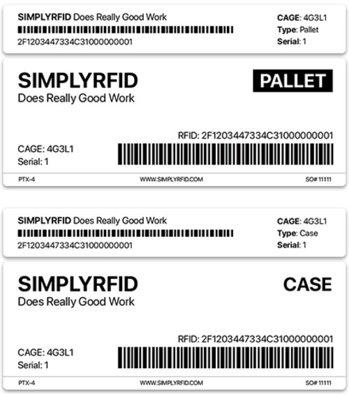 DoD RFID Case and Pallet RFID Tags