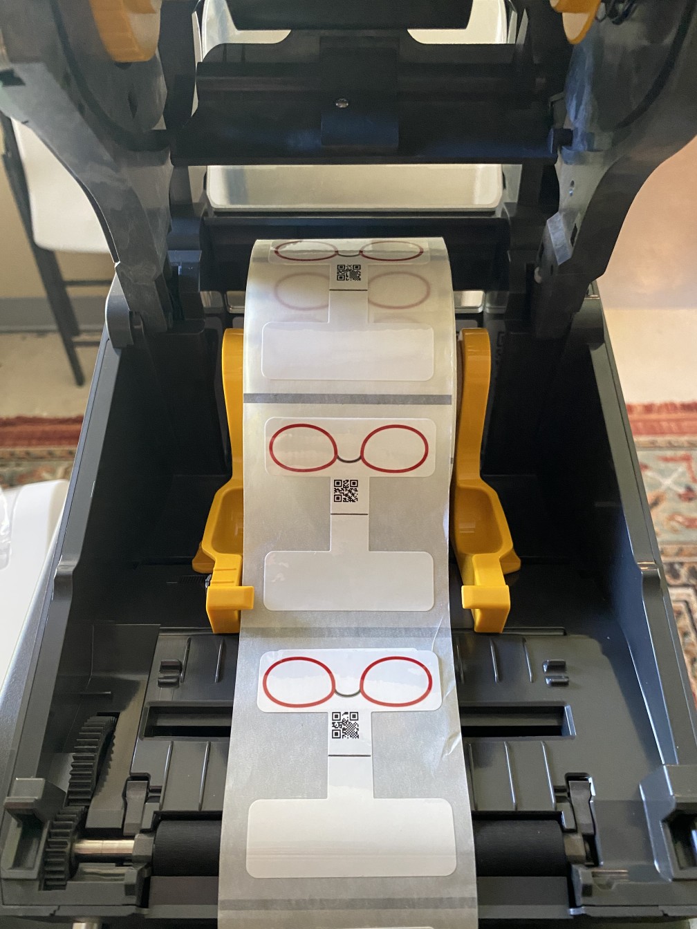 AIMS Printer Manual: Installing a Spool