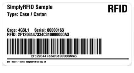 DOD RFID DLA Classic Tags