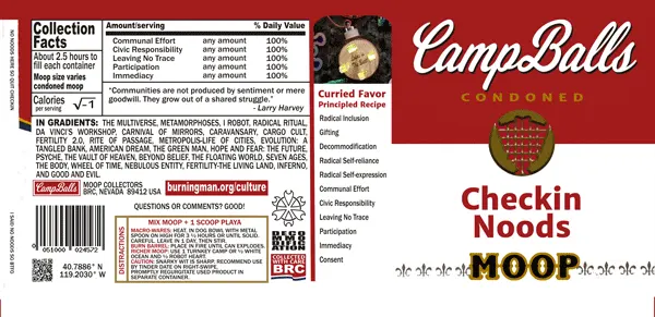 Camp Balls - Soup Can Label