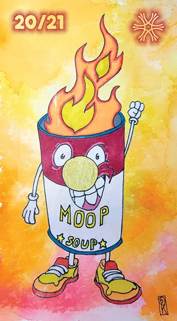 Soup Warrior Sticker