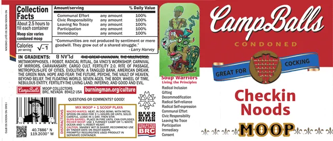Camp Balls – Soup Can Label