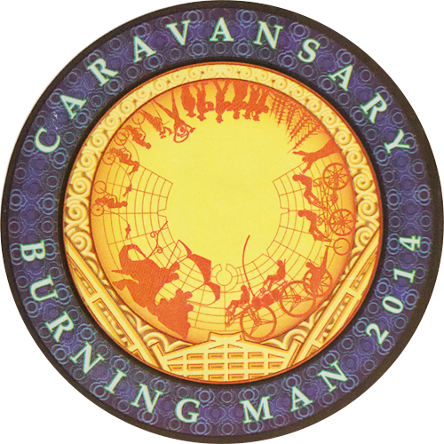 Caravansary "Official" BRC Sticker, 2014 sticker