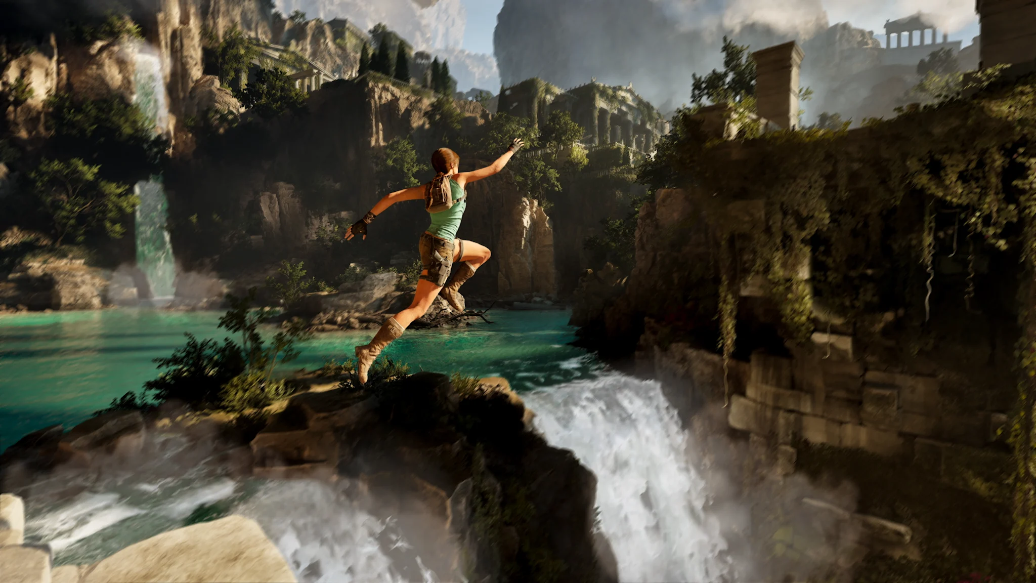 TombRaider LegacyofAtlantis LaraCroft TheBuriedCity Leap