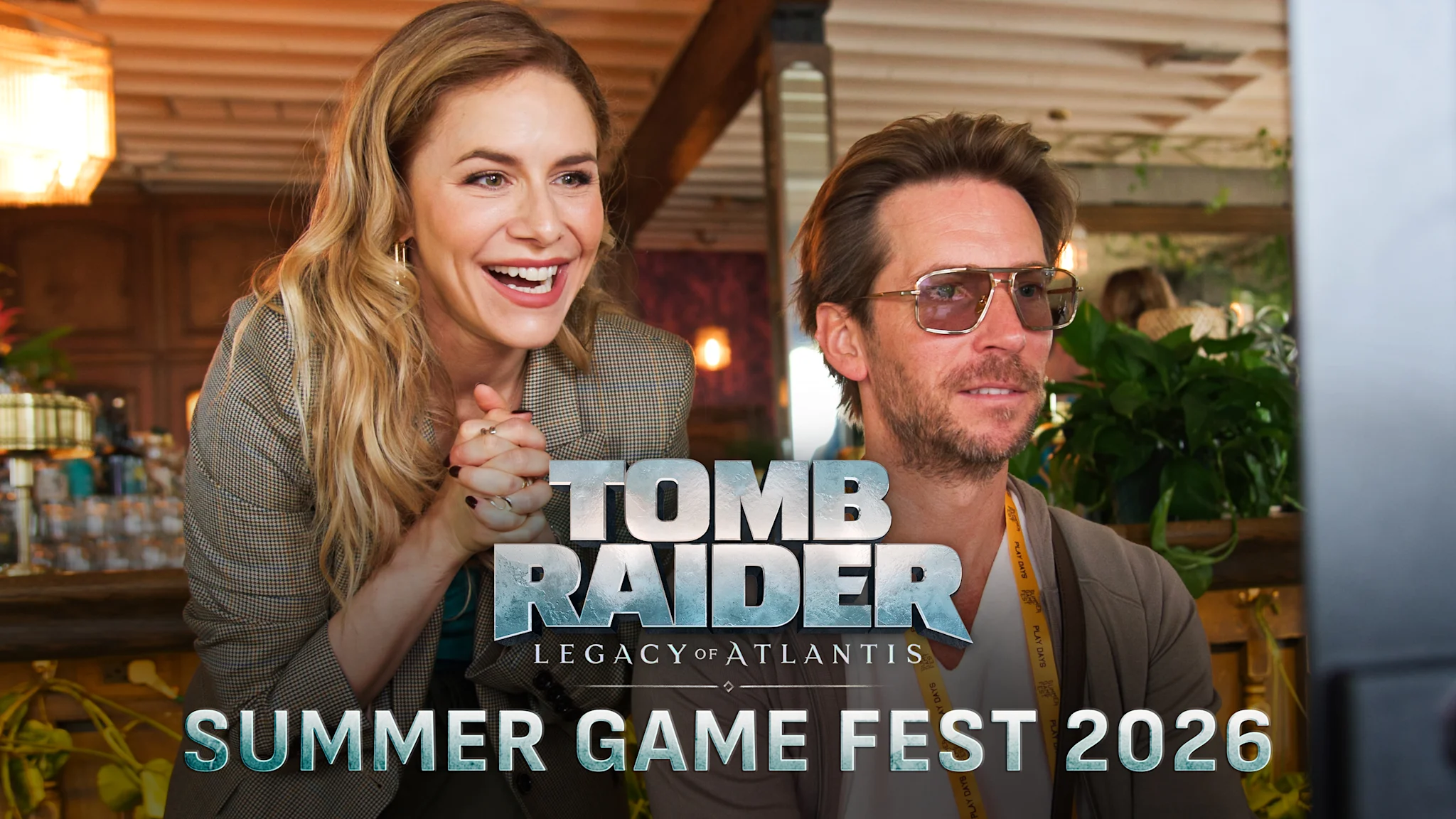 Alix Wilton Regan joue à Tomb Raider: Legacy of Atlantis avec Troy Baker.