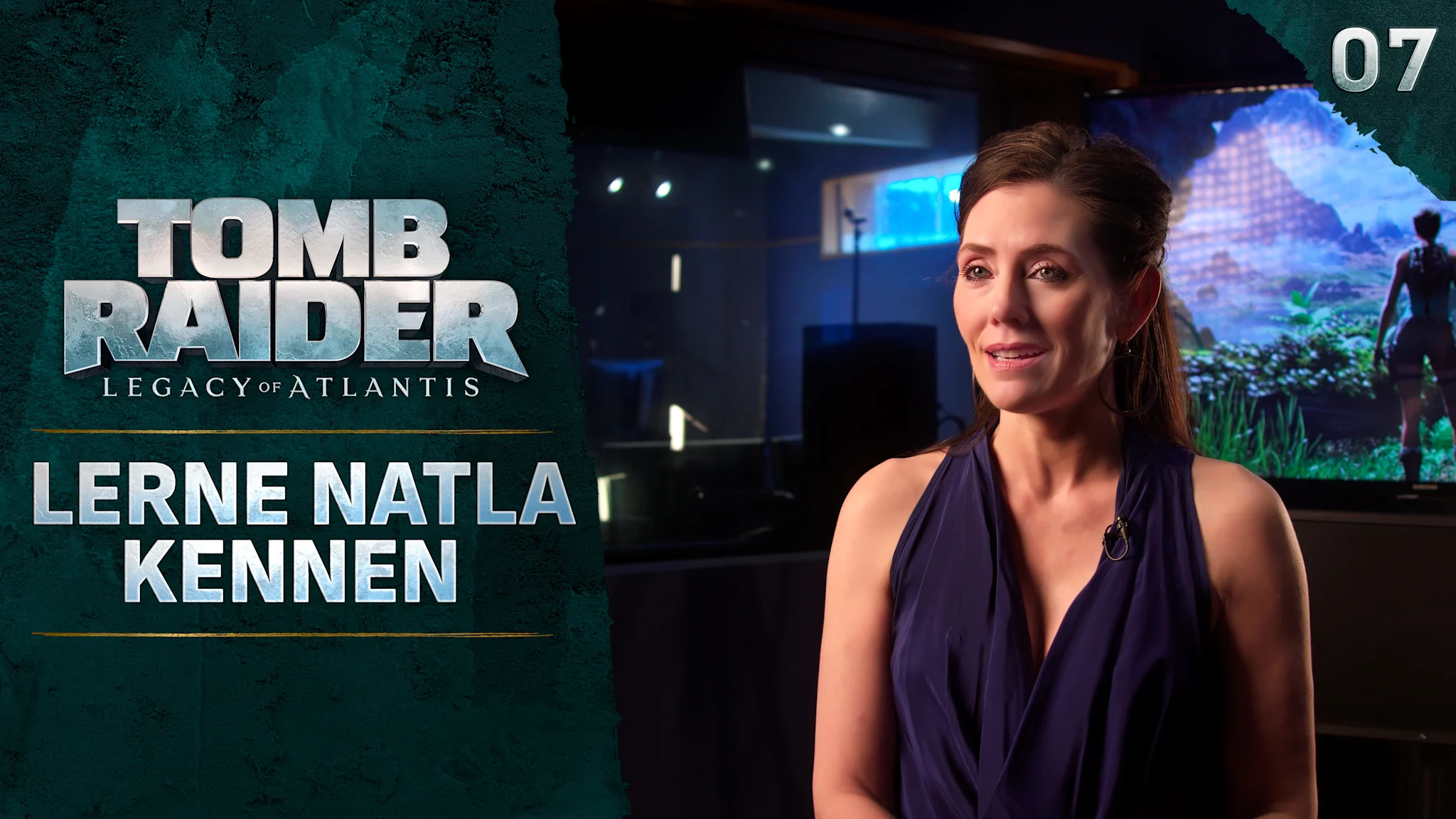 Miniaturbild mit Adrienne Wilkinson, die in Tomb Raider: Legacy of Atlantis die Rolle von Natla spielt.