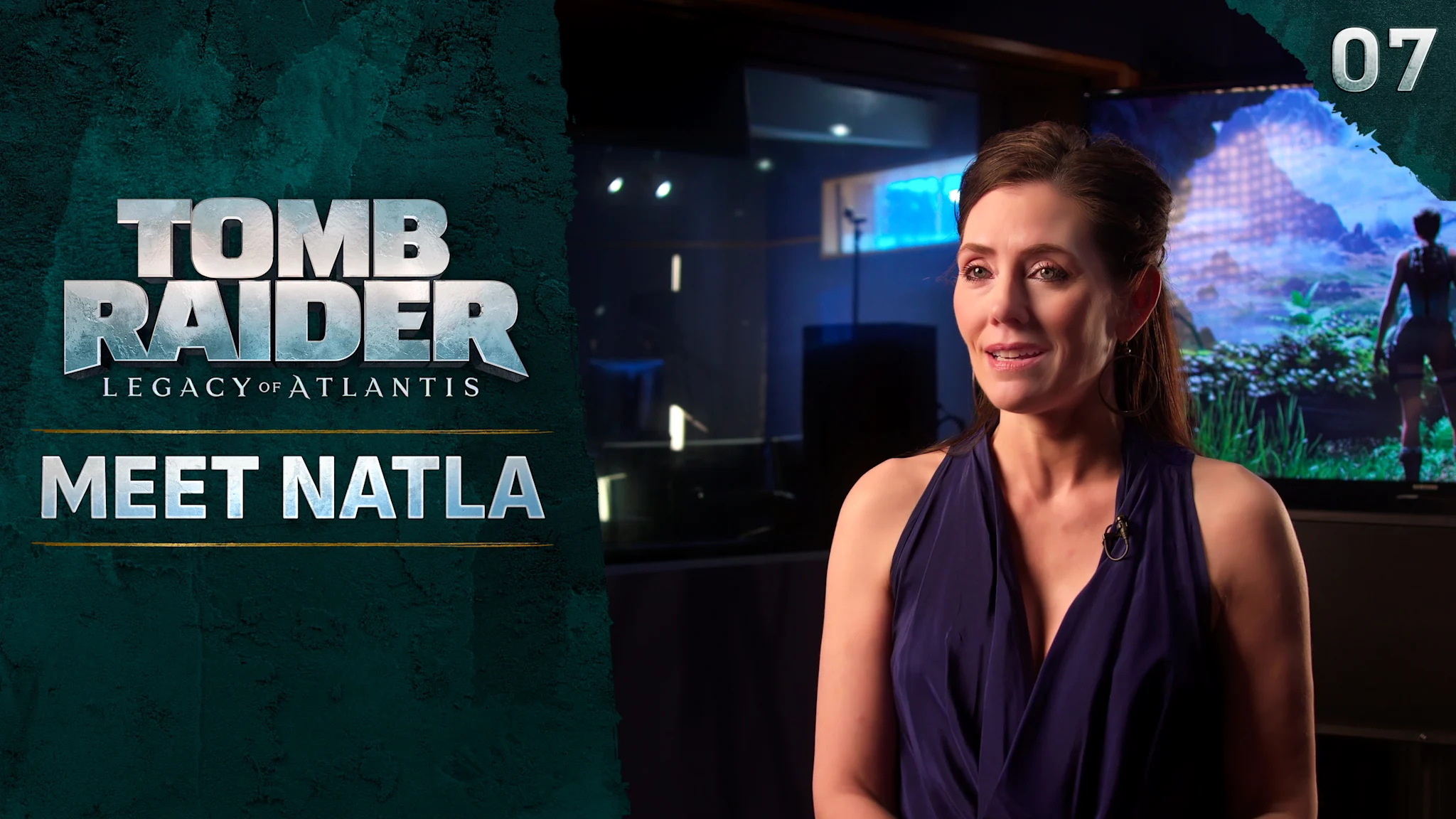Thumbnail image featuring Adrienne Wilkinson who plays Natal in Tomb Raider: Legacy of Atlantis.