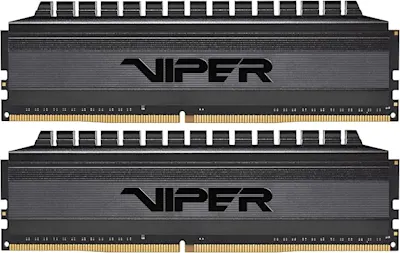 ddr4 16 gb 3600 mhz patriot viper 4 blackout  (2x8gb)