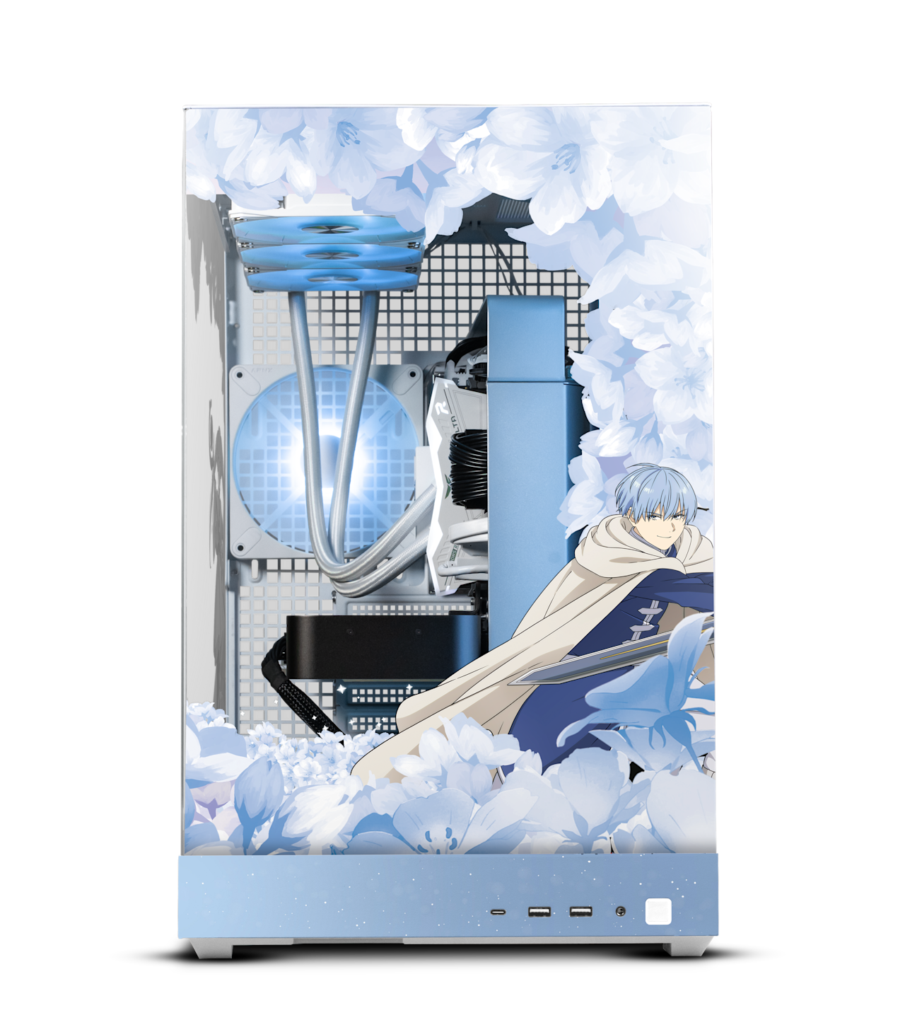 Front panel — UV-printed APNX V2-F chassis