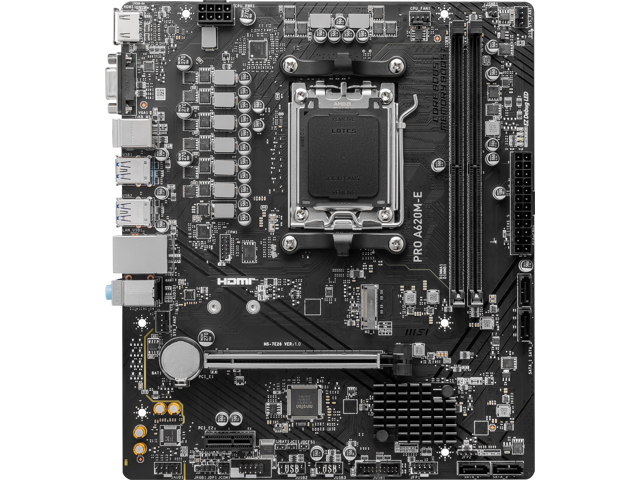 MSI Pro A620m-e DDR5 AM5