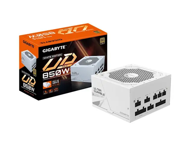 Gigabyte 850W 80 Plus Gold Ultradurable Modular White