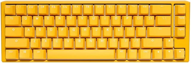 Ducky One 3 SF Yellow SF Tastatur RGB LED MX Silent Red US