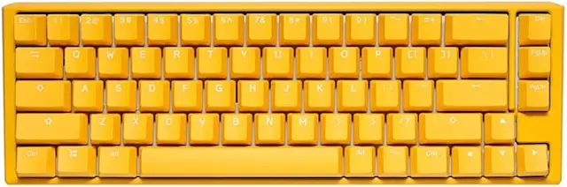 Ducky One 3 SF Yellow SF Tastatur RGB LED MX Silent Red US