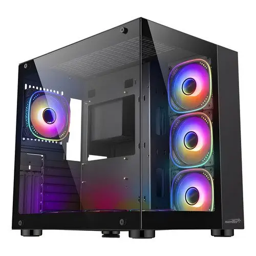 Sentey Lateral Acrilico Black X7 Fan ARGB