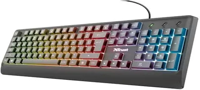 Trust Ziva LED Gaming Keyboard ES
