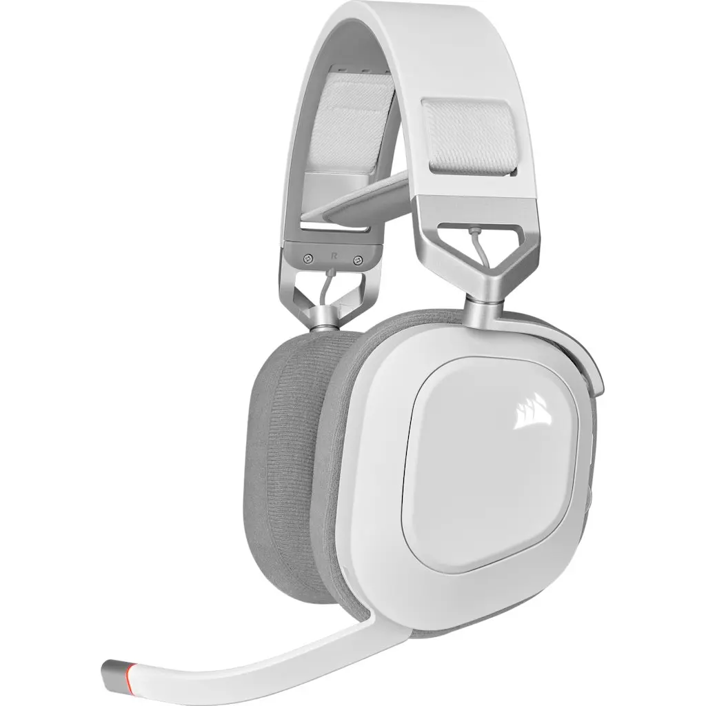 Corsair Gaming HS80 RGB Wireless Spatial Audio White [headset] -> Corsair HS80 RGB Wireless